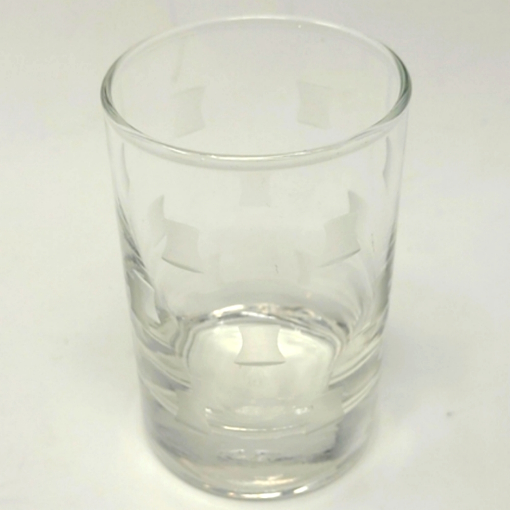 LIBBY WINSOR ETCHED SQUARE JUICE GLASS